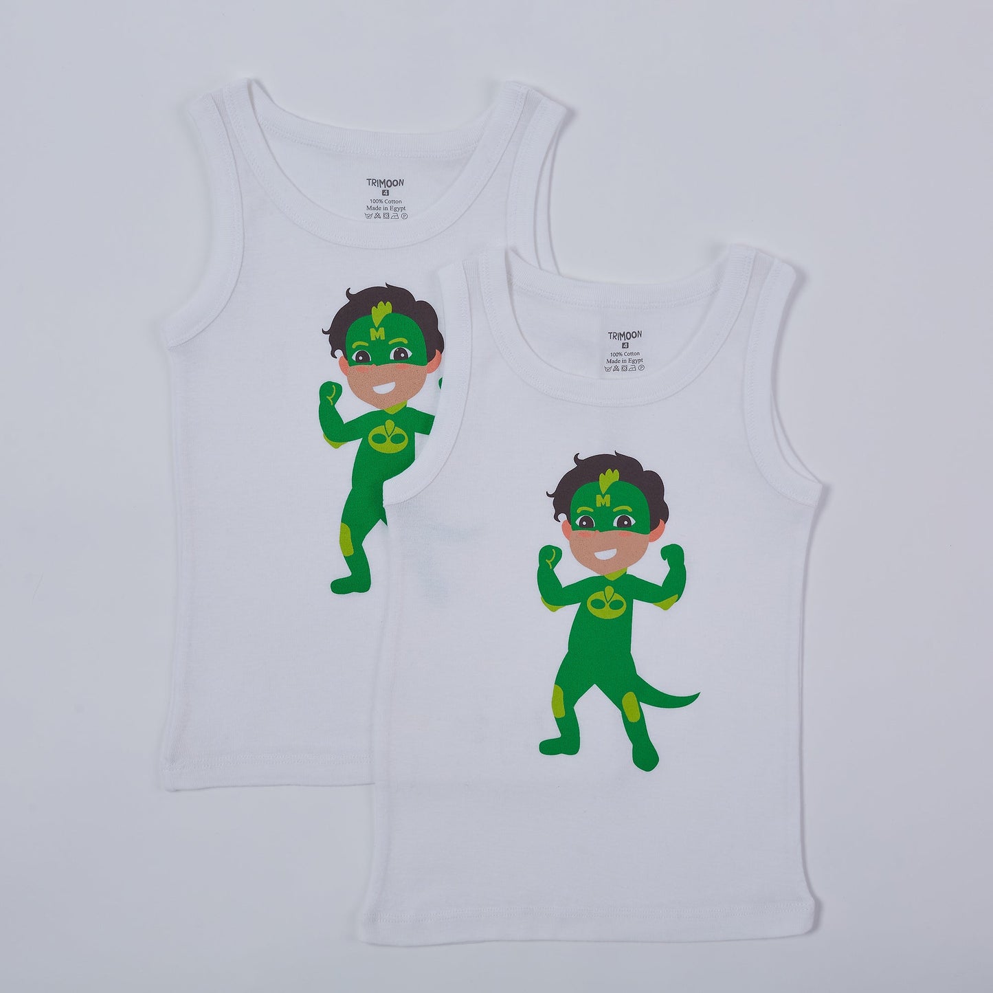 Trimoon Pack of 2 Brand New Undershirts For Boys - Howdi Moon - mymadstore.com