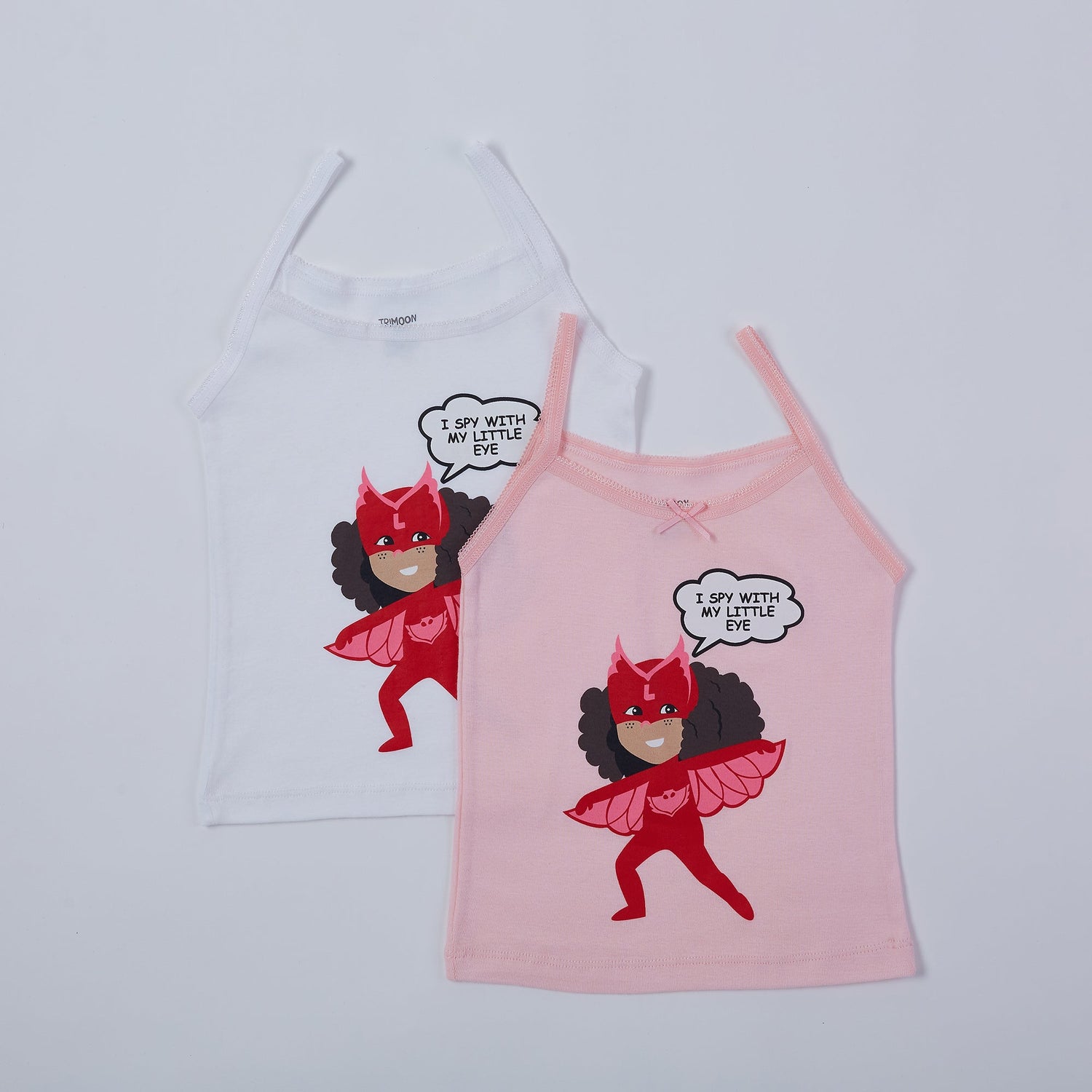 Trimoon Pack of 2 Brand New Undershirts For Girls - Super Lila - mymadstore.com