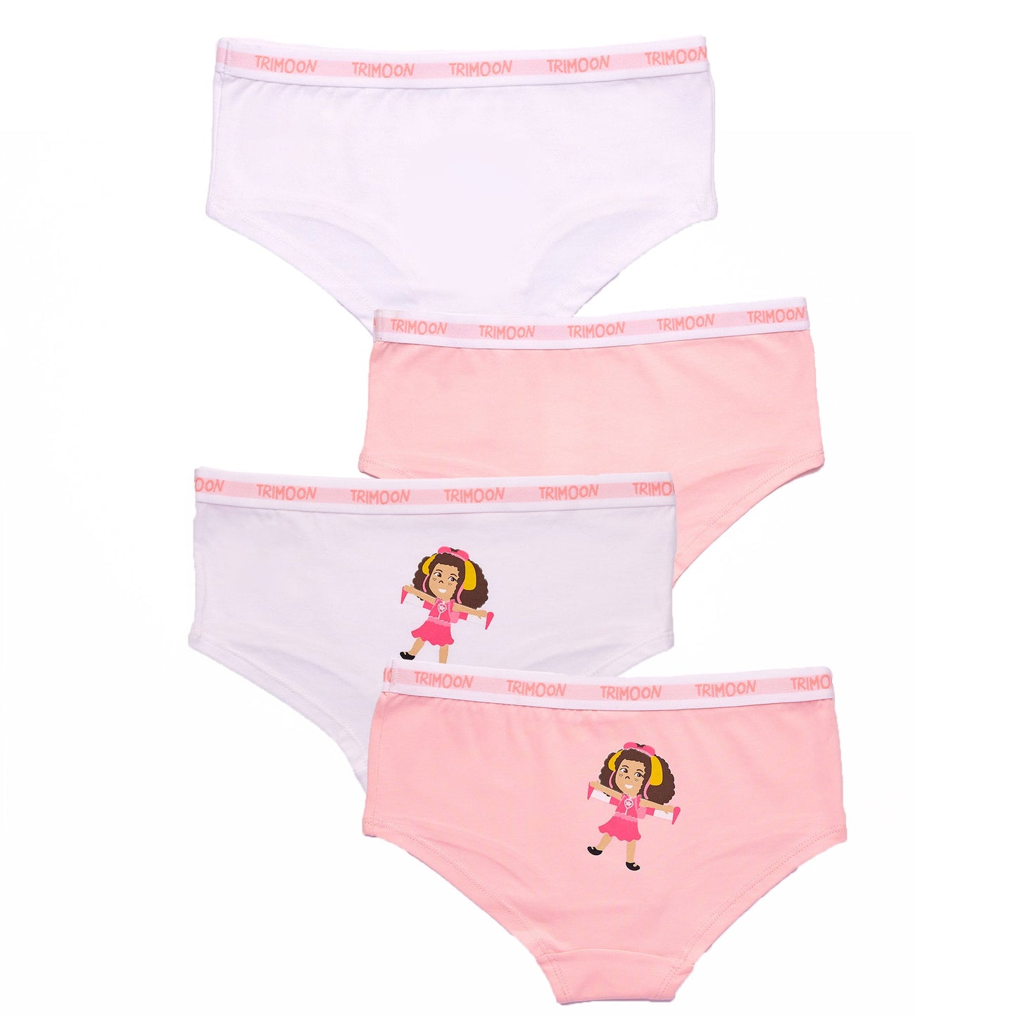 Trimoon Pack of 4 Brand New Hipsters For Girls - Super Lila - mymadstore.com