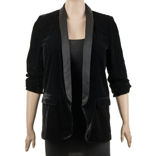 Zara Brand New Velvet Blazer - mymadstore.com