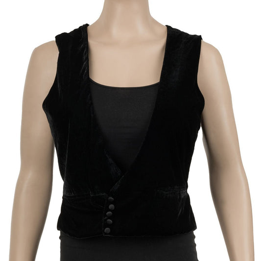 Zara Brand New Velvet Vest - mymadstore.com