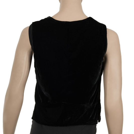 Zara Brand New Velvet Vest - mymadstore.com